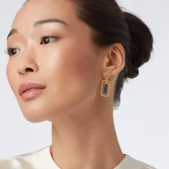 Clearance The Met Store Kashan Carpet Rectangular Drop Earrings