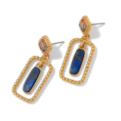 Clearance The Met Store Kashan Carpet Rectangular Drop Earrings