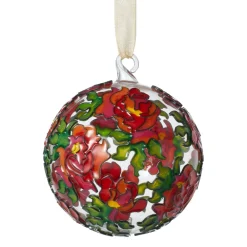 Outlet The Met Store Louis C. Tiffany Peonies Cloisonné Ornament
