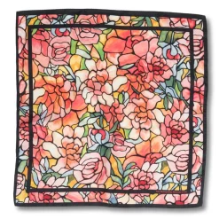 Clearance The Met Store Louis C. Tiffany Peonies Silk Neckerchief