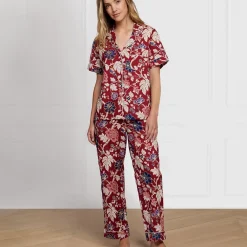 The Met Store Lyon Floral Cotton Women's Pajamas