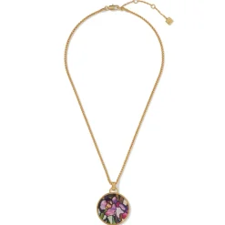 Online The Met Store Magnolias and Irises Enamel Pendant Necklace