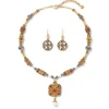 Online The Met Store Medieval Byzantine Statement Necklace and Drop Earrings Set
