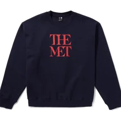 The Met Store Met Logo Crew Neck Sweatshirt