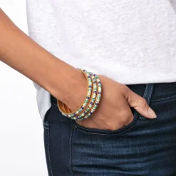 Hot The Met Store Middle Kingdom Cylindrical Bead Bangles
