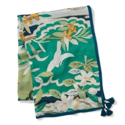 Online The Met Store Ming Birds and Flowering Branches Oversize Oblong Scarf