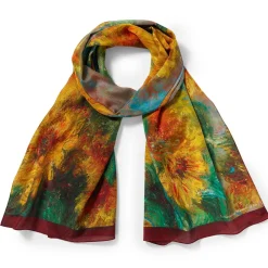 Online The Met Store Monet Sunflowers Oblong Silk Scarf