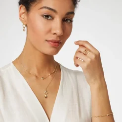 New The Met Store Moon and Star Hoop Earrings