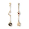 Hot The Met Store Moonface and Crescent Drop Earrings