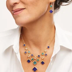 Hot The Met Store Mosaic Column Drop Earrings
