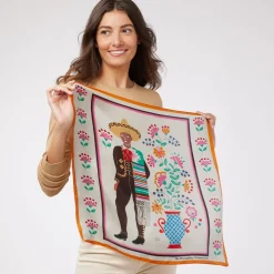 New The Met Store Mérida Saltillo Dress Silk Neckerchief