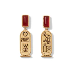 The Met Store New Kingdom Gems Double-Drop Earrings