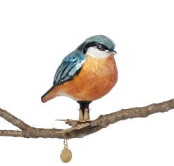 Clearance The Met Store Nuthatch Handmade Glass Ornament