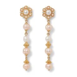 Best The Met Store Philippine Pearl Linear Drop Earrings