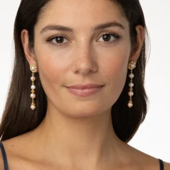 Best The Met Store Philippine Pearl Linear Drop Earrings