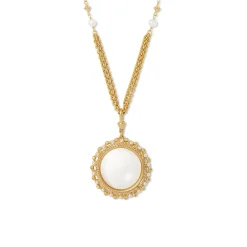 New The Met Store Philippine Pearl Magnifier Pendant Necklace