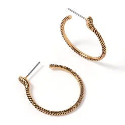 New The Met Store Serpentine Hoop Earrings
