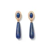 New The Met Store Spanish Baldric Lapis Elongated Drop Earrings