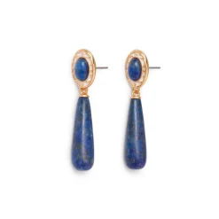 New The Met Store Spanish Baldric Lapis Elongated Drop Earrings
