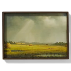 Outlet The Met Store Sublime Landscapes Heade Newburyport Meadows Large Lacquer Tray