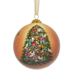 Clearance The Met Store Tait-Henson Bower of Beauty Hand-Painted Glass Ornament