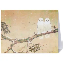 Sale The Met Store Tait-Henson: Two on a Perch Holiday Cards