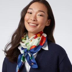 Clearance The Met Store The Met Cloisters Garden Square Silk Scarf