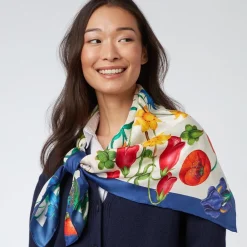 Clearance The Met Store The Met Cloisters Garden Square Silk Scarf