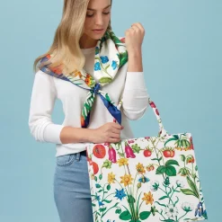 Clearance The Met Store The Met Cloisters Garden Square Silk Scarf