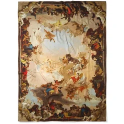 Clearance The Met Store Tiepolo Allegory of the Planets and Continents Oversize Unisex Oblong Silk Scarf
