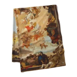 Clearance The Met Store Tiepolo Allegory of the Planets and Continents Oversize Unisex Oblong Silk Scarf