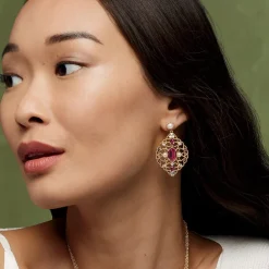 Clearance The Met Store Turkish Amethyst Statement Earrings