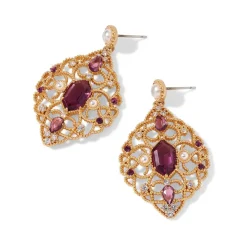 Clearance The Met Store Turkish Amethyst Statement Earrings