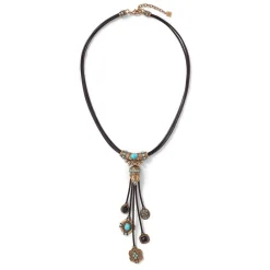 Clearance The Met Store Turkmen Leather Statement Necklace