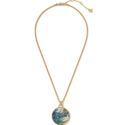 Online The Met Store Van Gogh Irises Enamel Pendant Necklace