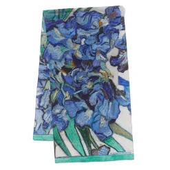 New The Met Store Van Gogh Irises Oblong Silk Scarf