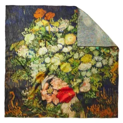 Best The Met Store Van Gogh Stylized Nature Double-Sided Square Silk Scarf