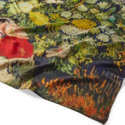 Best The Met Store Van Gogh Stylized Nature Double-Sided Square Silk Scarf