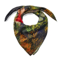 Best The Met Store Van Gogh Stylized Nature Double-Sided Square Silk Scarf