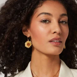 Outlet The Met Store Van Gogh Sunflower Drop Earrings