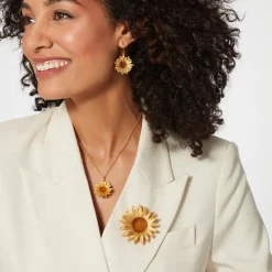 Outlet The Met Store Van Gogh Sunflower Drop Earrings