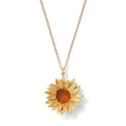 New The Met Store Van Gogh Sunflower Pendant Necklace