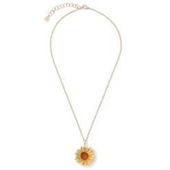 New The Met Store Van Gogh Sunflower Pendant Necklace