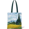 Sale The Met Store Van Gogh Wheat Field with Cypresses Tote