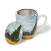 Discount The Met Store Van Gogh Wheat Field with Cypresses Covered Mug with Tea Infuser