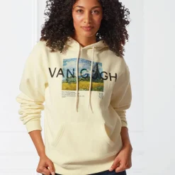New The Met Store Van Gogh Wheat Field with Cypresses Hoodie