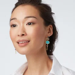 New The Met Store Wedjat Eye Scarab Drop Earrings