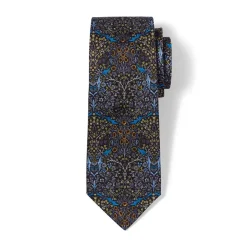 New The Met Store William Morris Blackthorn Silk Necktie