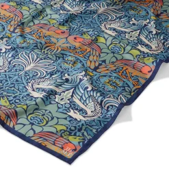 Sale The Met Store William Morris Peacock and Dragon Square Silk Scarf