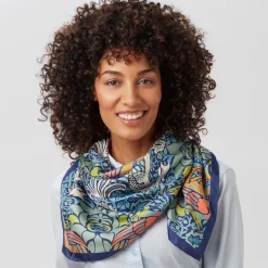 Sale The Met Store William Morris Peacock and Dragon Square Silk Scarf
